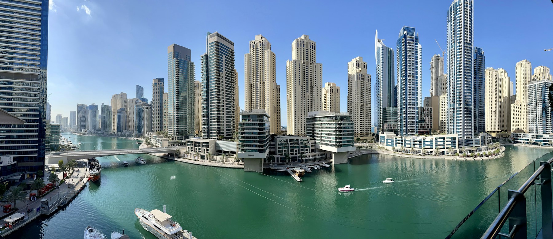 Dubai waterfront towers illustrating the regional property market